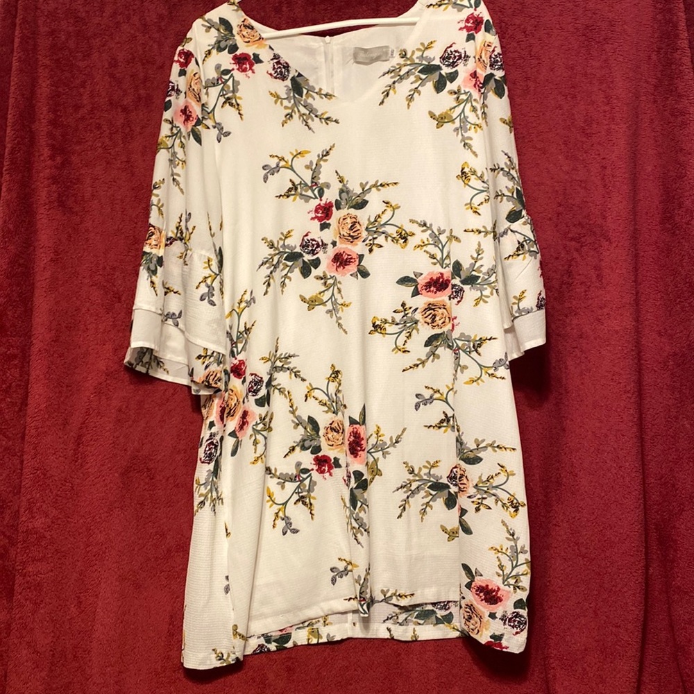 Casual Flower Dress Size XXL
